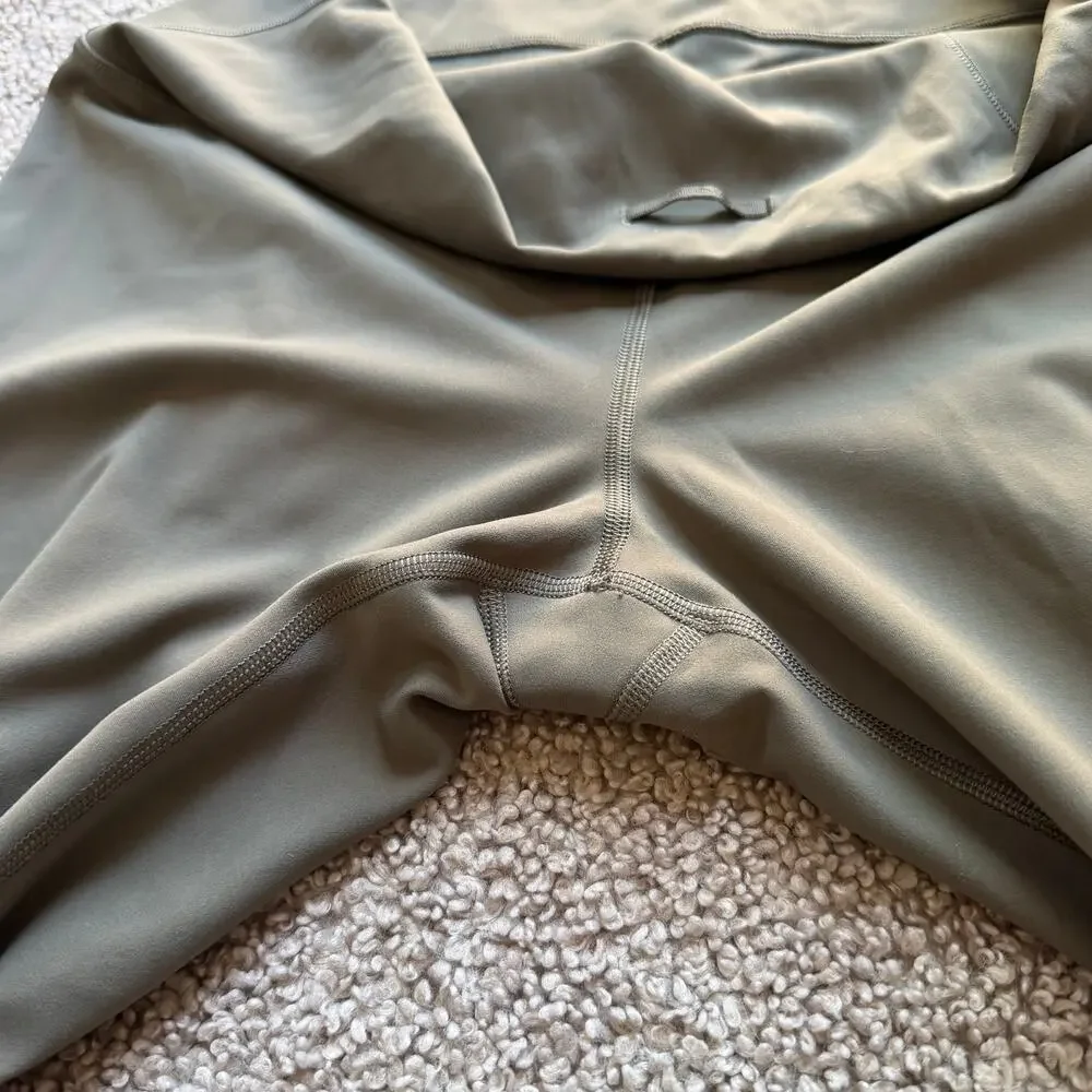 Lululemon Women’s Wunder Train High Rise Tight 25” Olive Green Leggings Size 14 - Picture 2 of 9